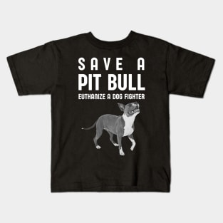 Save a Pit Bull Kids T-Shirt